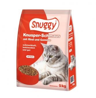 snuggy Cat Knusper-Schmaus, Rind & Gemüse 3 Mix 5 kg