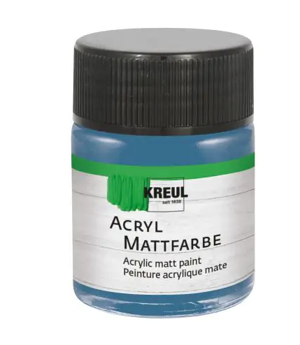 Acryl-Mattfarbe Stahlblau 50ml
