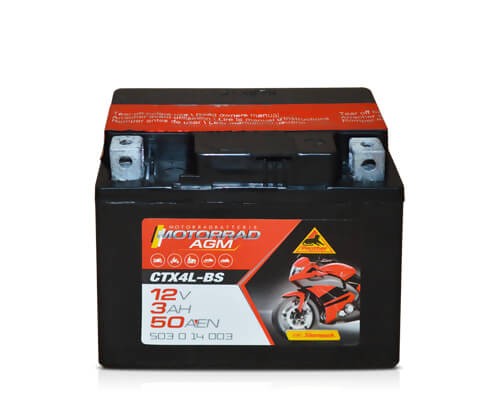 Motorradbatterie CTX4L-BS 4Ah