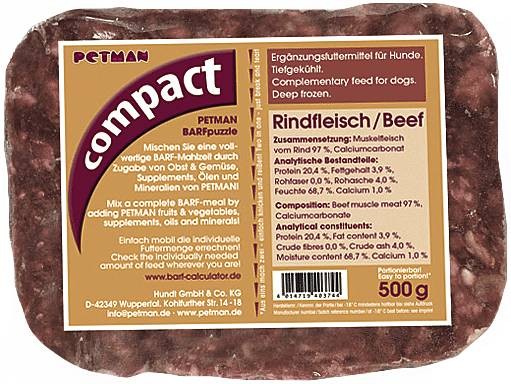 Petman Compact Rindfleisch 500g
