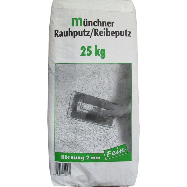 Münchner Rau-u.Reibeputz 2mm 10kg
