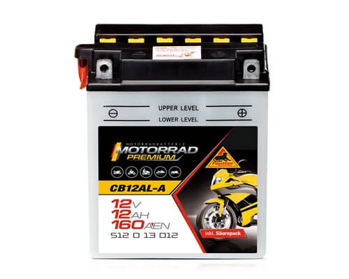 Motorradbatterie CB12AL-A 12Ah, Batterien, Autozubehör und Öle, Online-Shop