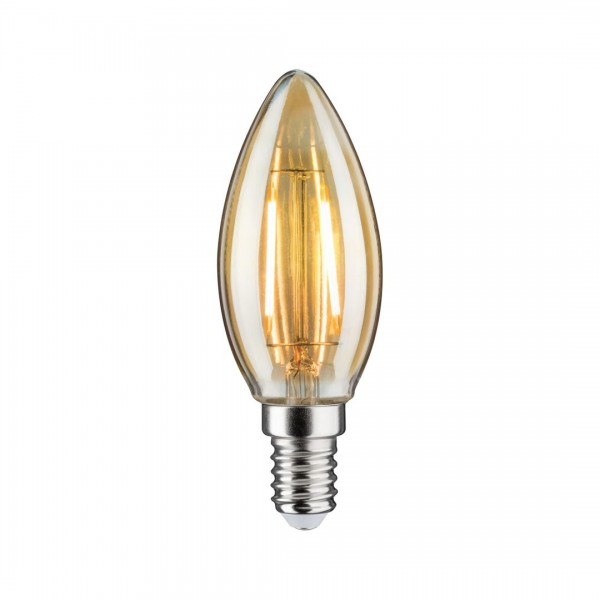 LED Vintage Kerze E14 Gold 2W