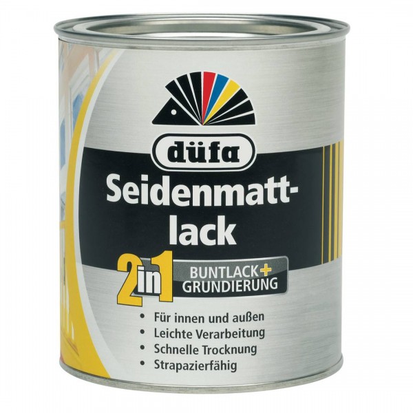 2 in 1 Seidenmattlack RAL7035 lichtgrau 750ml