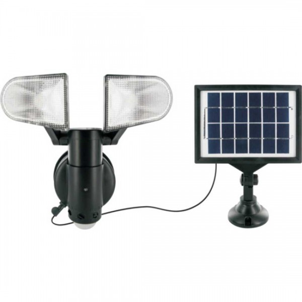 LED Sensorleuchte mit Solarpanel u. Bewegungsmelder