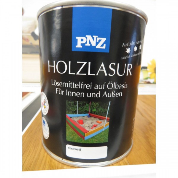 PNZ-HOLZ-LASUR 750ml deckweiß