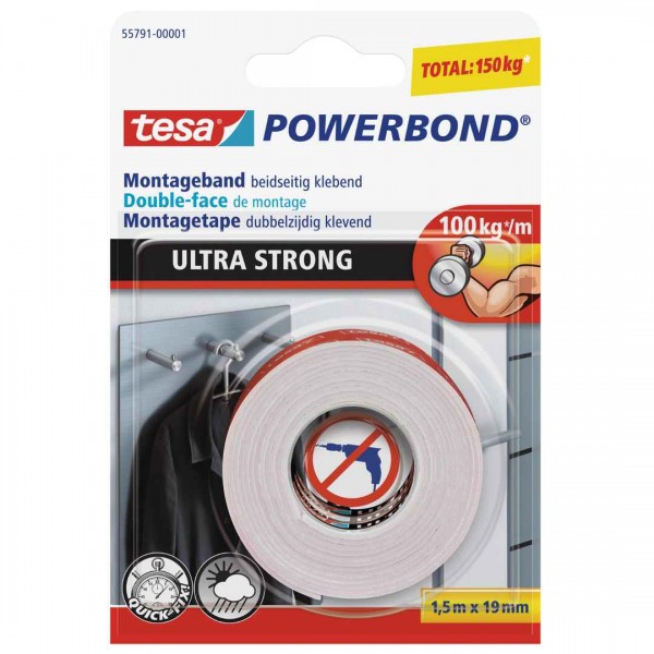 Tesa Powerbond Ultra St.1,5m 19mm