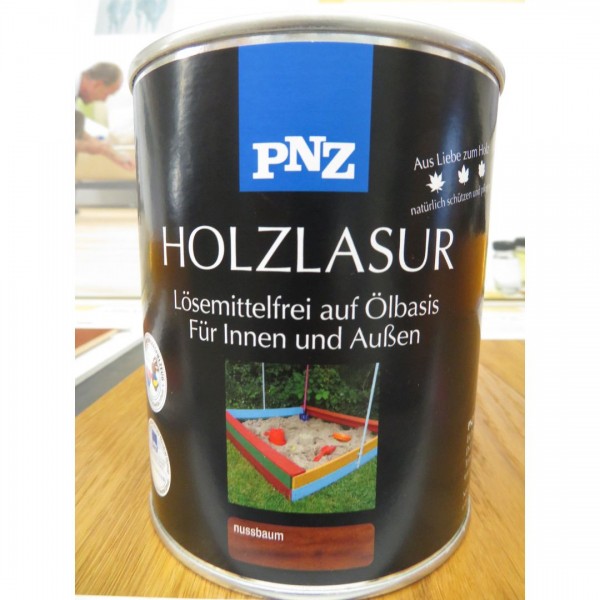 PNZ-HOLZ-LASUR 750ml nussbaum
