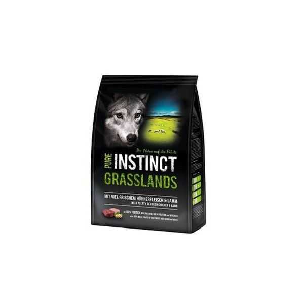 Pure Instinct 1 kg Grasslands (adult Huhn&Lamm)