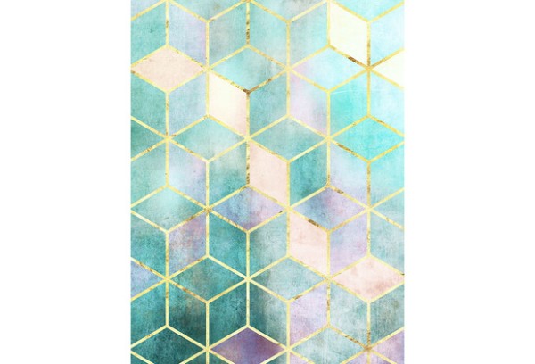 Mosaik Marmor Verde 30,5x30,5x0,8