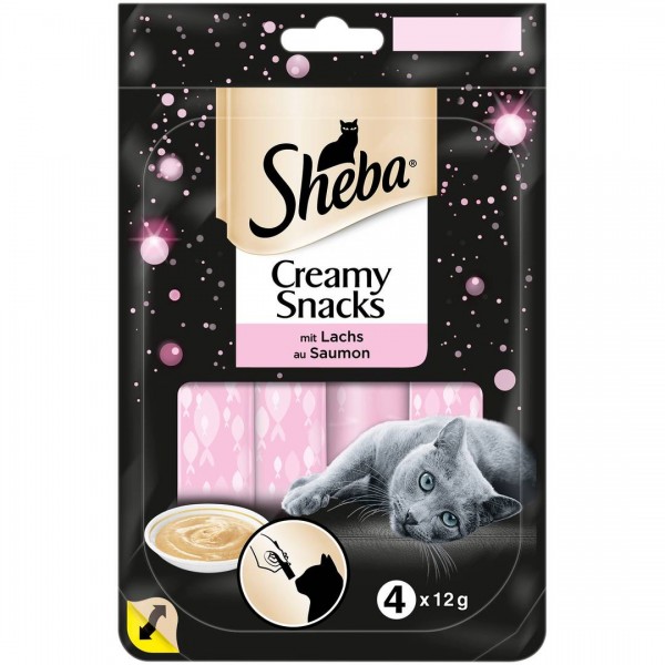 MA Sheba PK Creamy Snack 4x12g Lachs