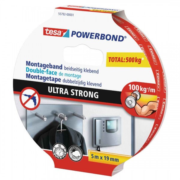 Tesa Powerbond Ultra St. 5m 19mm
