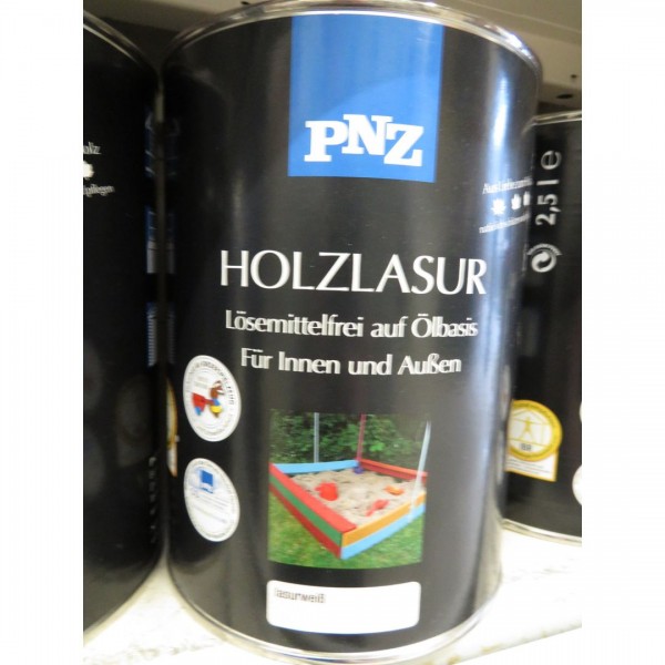 PNZ-HOLZ-LASUR lasurweiß 2,5l