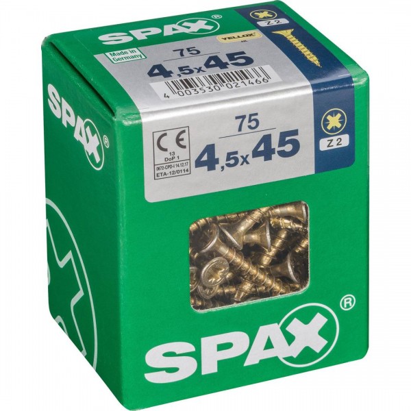 ABC-Spax Senkkopf 4,5x45 75St