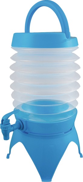 Faltbarer Wasserkanister 10 Liter Blau