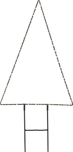 Gartenstecker Baumsilhouette Netzbetr. H47cm 110L schwarz/warmweiß