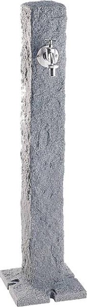 Granit Wasserzapfsäule lightgran.