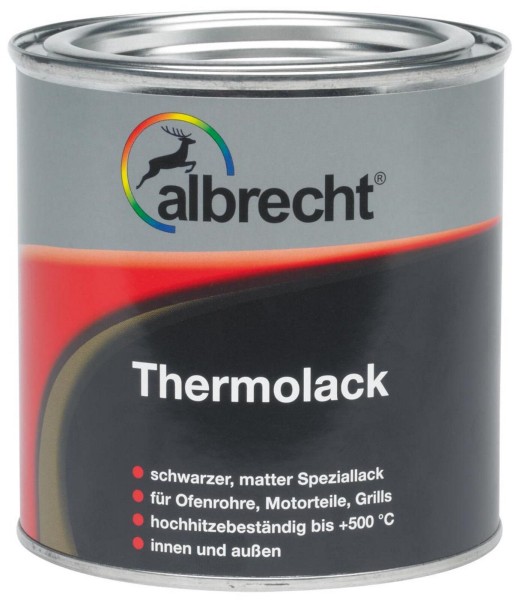 Thermolack matt schwarz 500°C 375ml