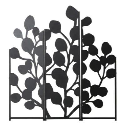 Gartenstab Calypso, Rund, H 113 cm, Eisen, Matt Eisen schwarz