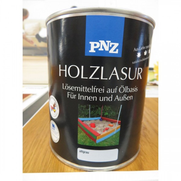 PNZ-HOLZ-LASUR 750ml altgrau