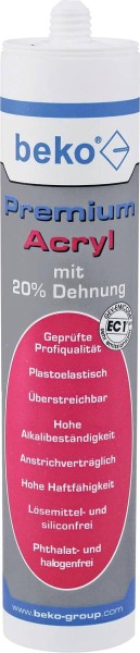Premium-Acryl m. 20% Dehnung 310 ml weiß